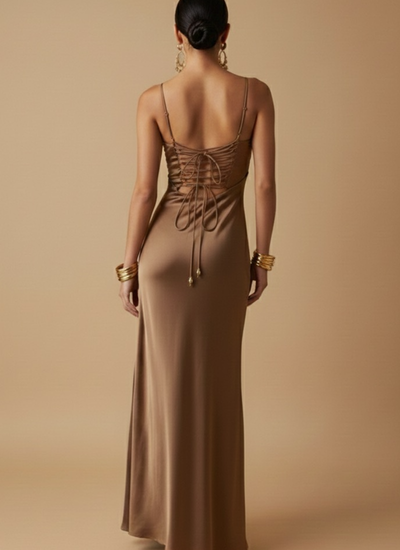 *PREVENTA* VESTIDO MAXI STORM BRONZE BROWN