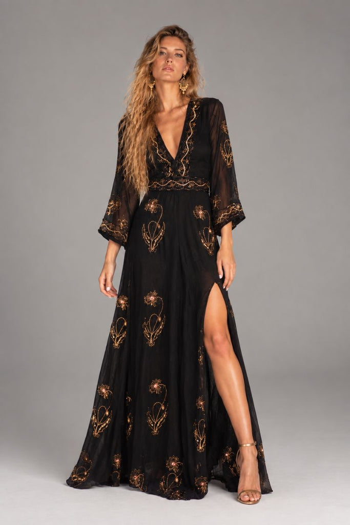 *PREVENTA* VESTIDO MAXI SONIC NEGRO