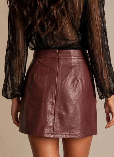 FALDA MINI COLLEGE CAFÉ