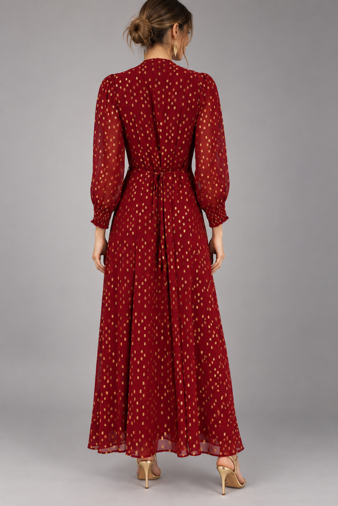 VESTIDO ORCHID ROJO