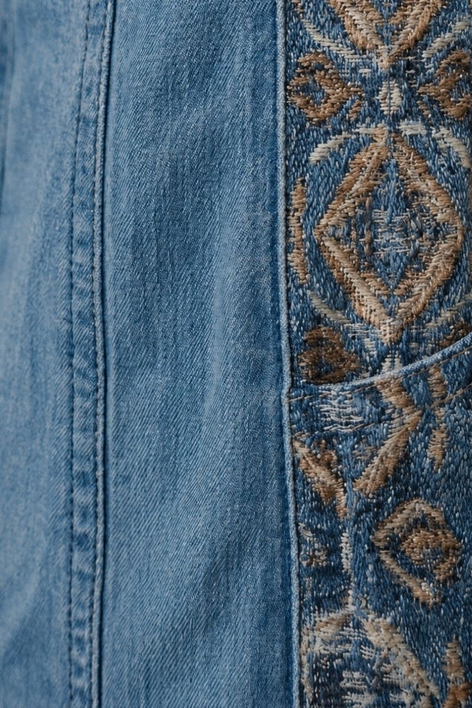 PANTALON DENIM BAGGY AZUL