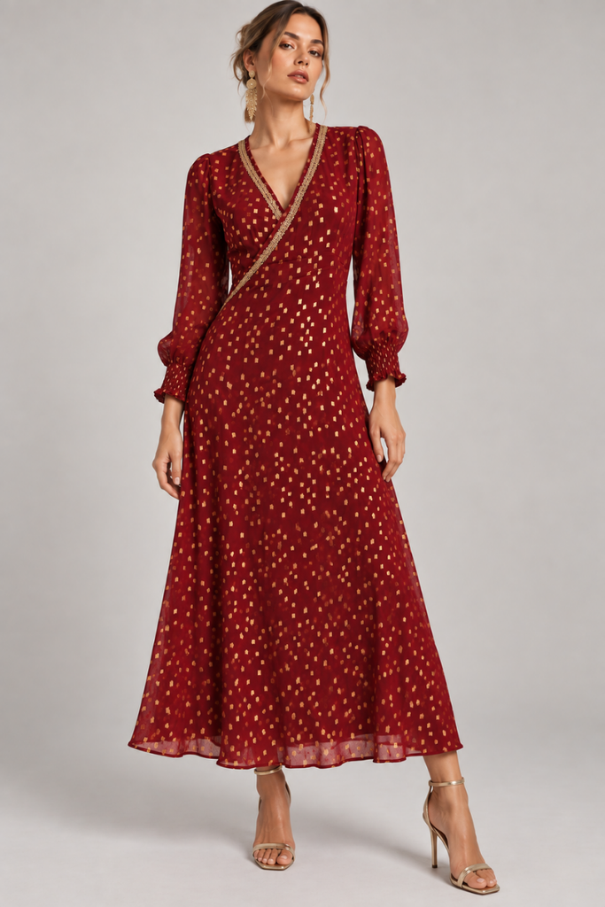 VESTIDO ORCHID ROJO