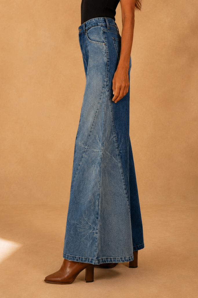PANTALÓN MIXED DENIM BLUE