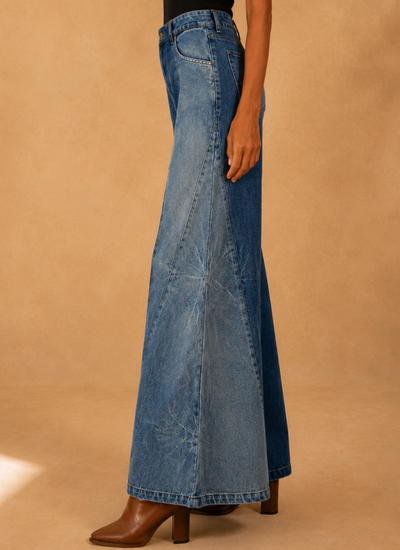 PANTALÓN MIXED DENIM BLUE