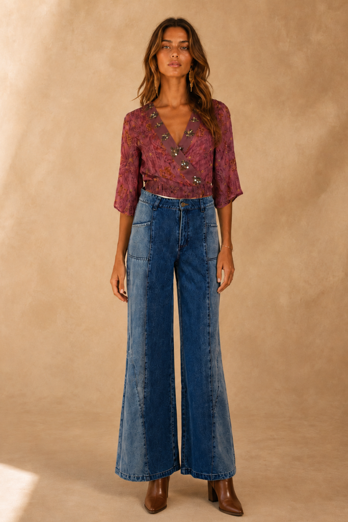 PANTALÓN MIXED DENIM BLUE