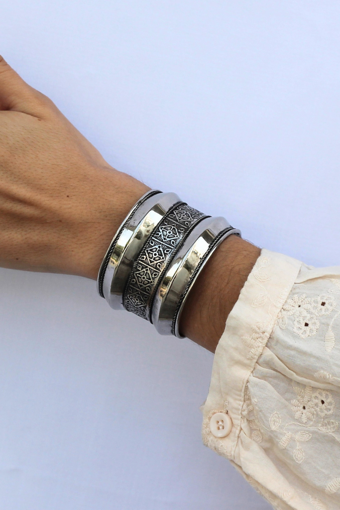 BRAZALETE HALO MESH SILVER