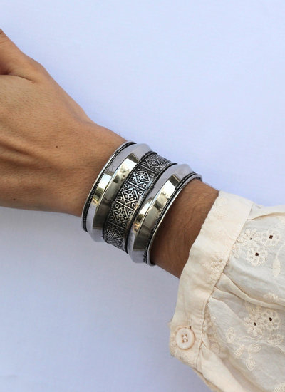 BRAZALETE HALO MESH SILVER