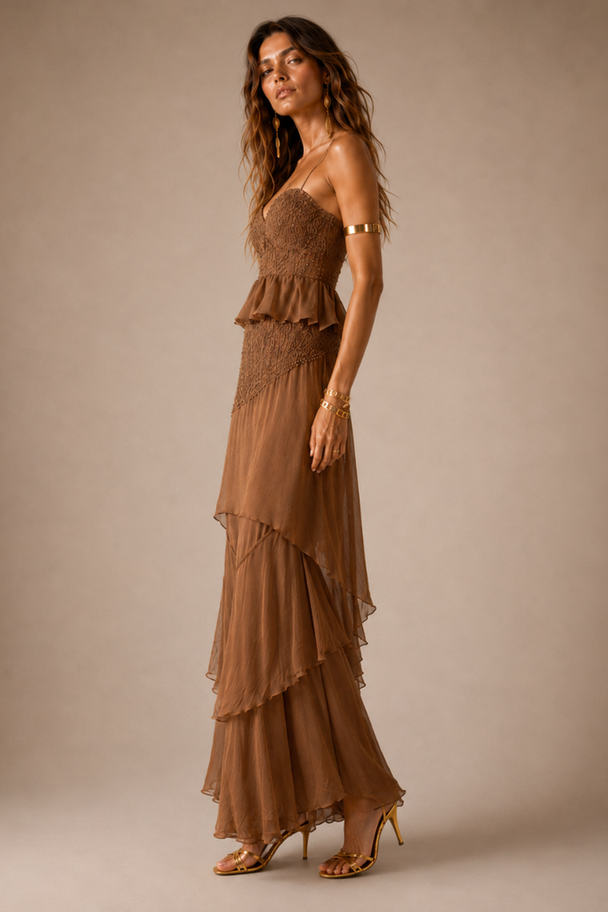 PANTALON ETHEREAL BEACH BRONZE BROWN