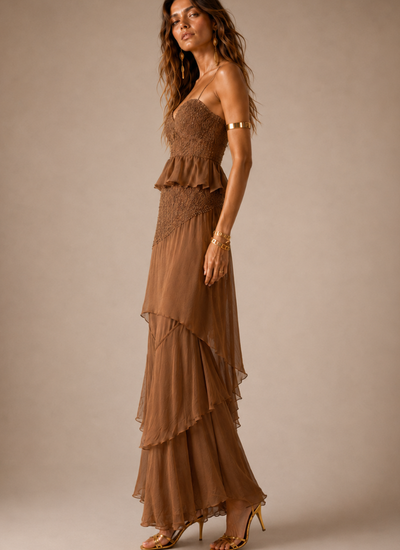 PANTALON ETHEREAL BEACH BRONZE BROWN