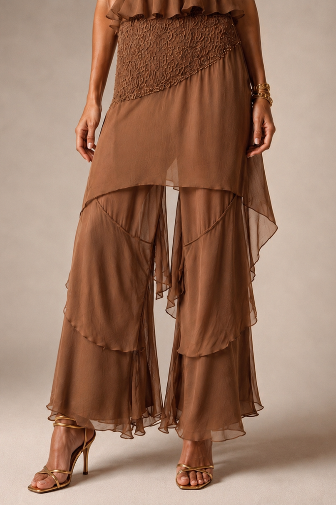 PANTALON ETHEREAL BEACH BRONZE BROWN