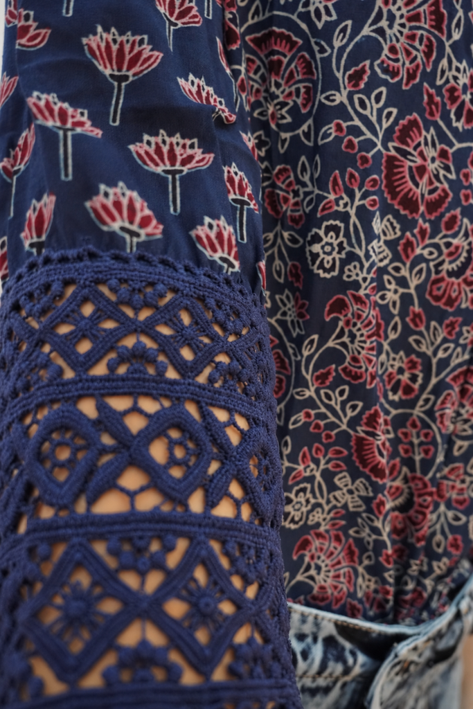 BLUSA BLOOM AZUL
