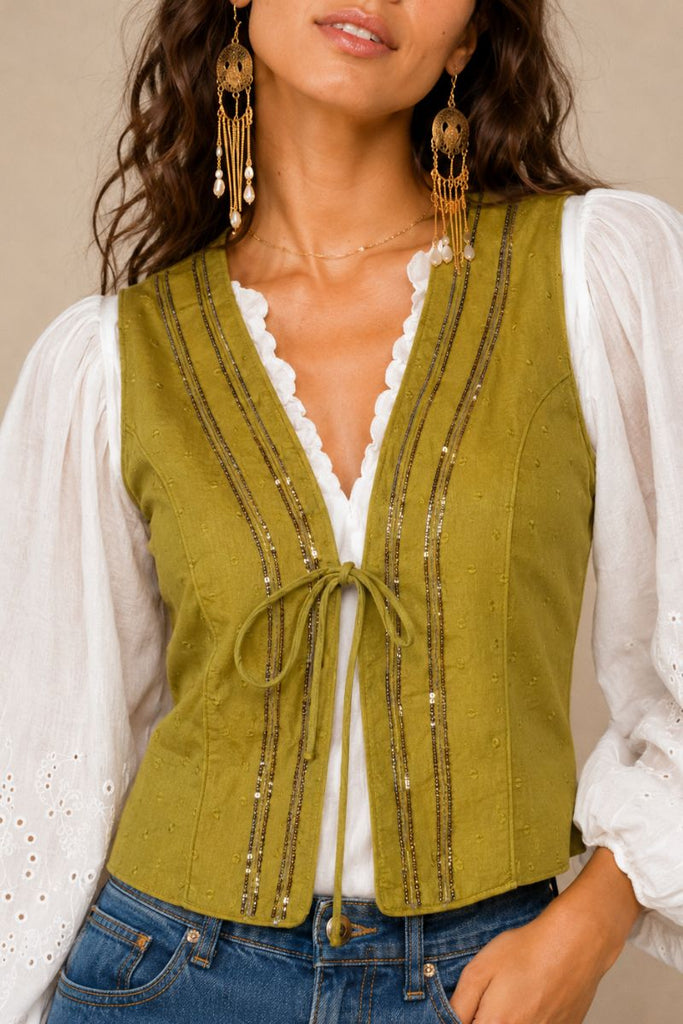 BLUSA MARA OLIVE GREEN