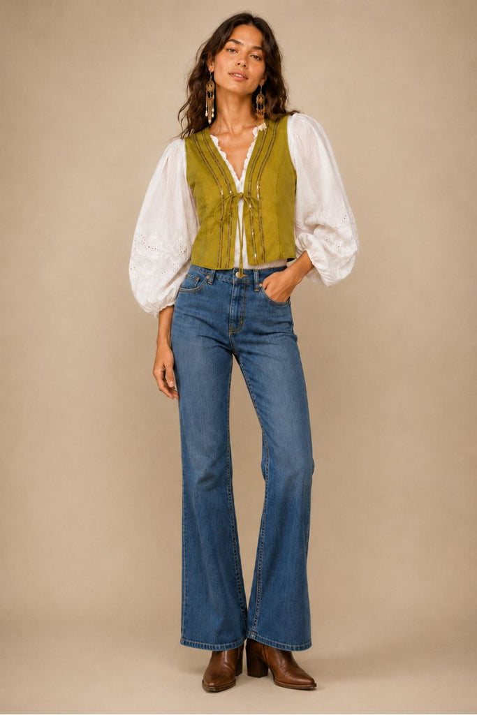 BLUSA MARA OLIVE GREEN