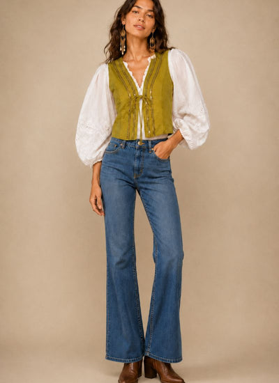 BLUSA MARA OLIVE GREEN