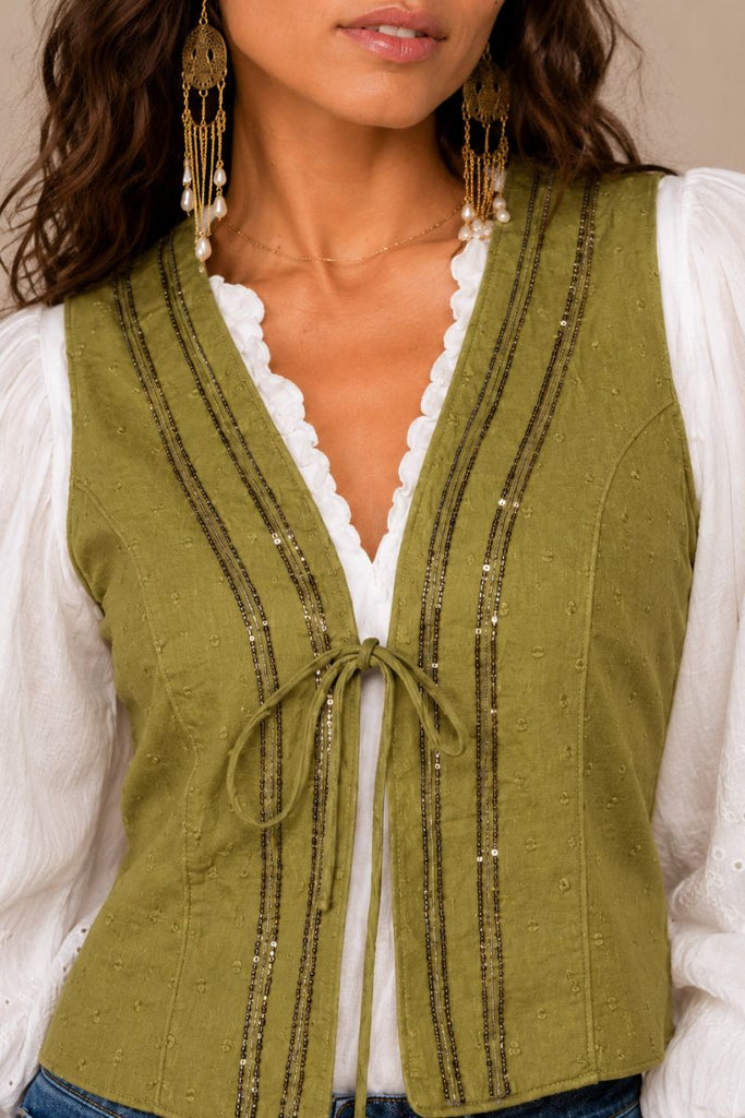 BLUSA MARA OLIVE GREEN