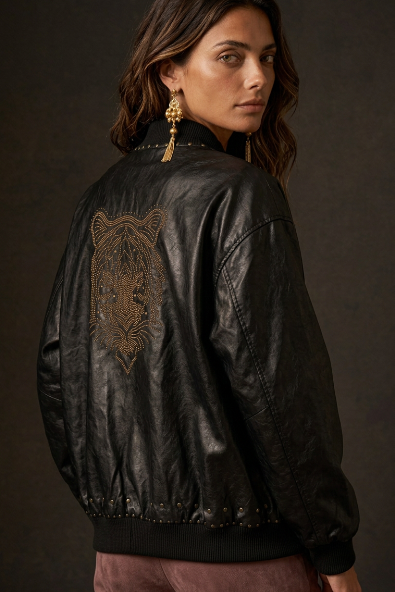 CHAQUETA TIGER NEGRO