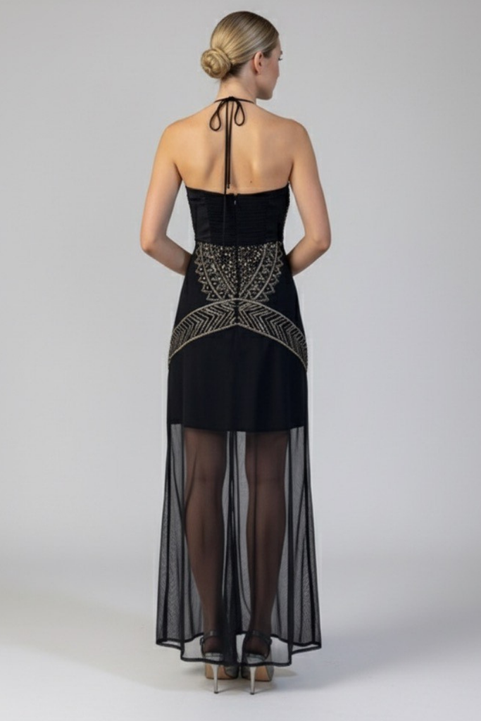 VESTIDO MAXI MANYA BLACK