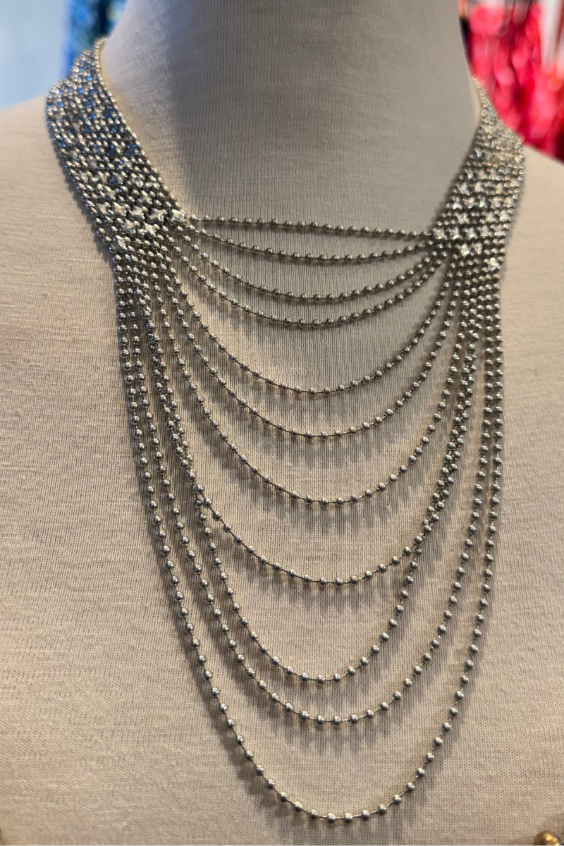 COLLAR ASHA SILVER