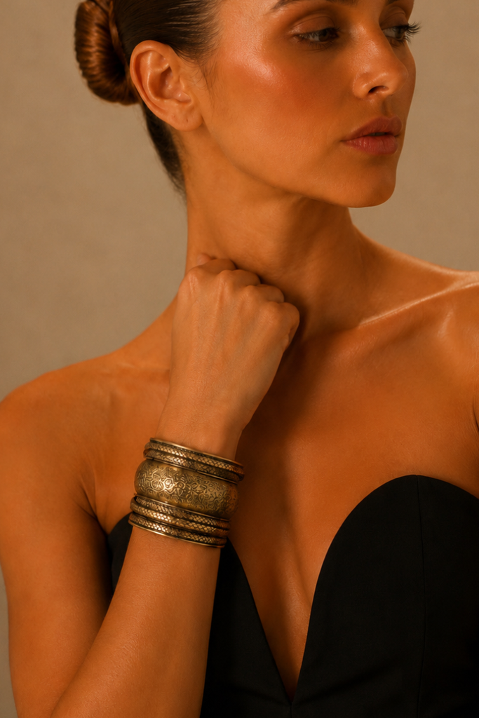 BRAZALETE BOLD STRIPE GOLD