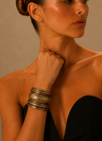 BRAZALETE BOLD STRIPE GOLD