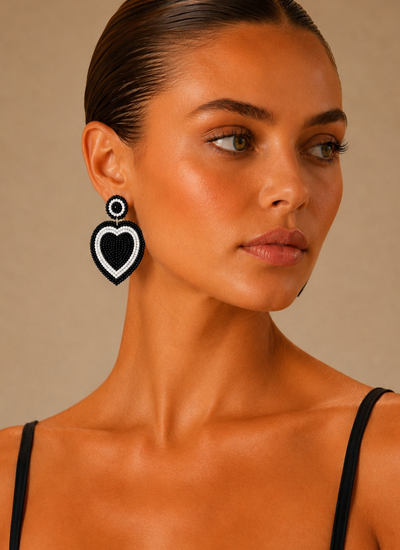AROS HEART BLACK/WHITE