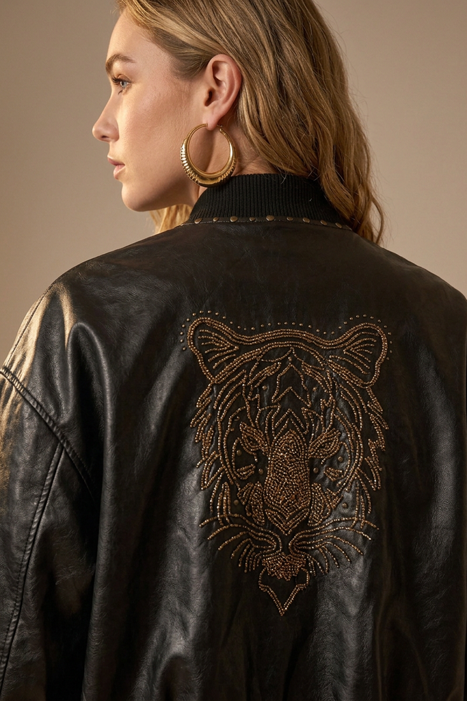 CHAQUETA TIGER NEGRO