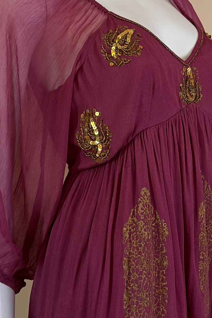 VESTIDO MINI RYLEE GRAPE JUICE