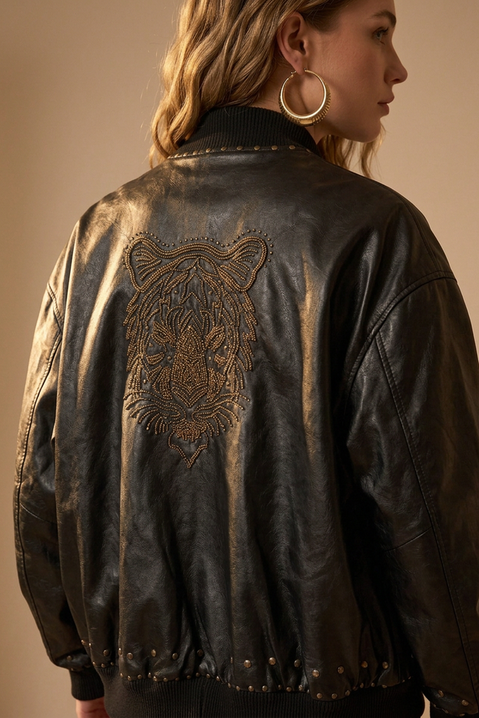 CHAQUETA TIGER NEGRO
