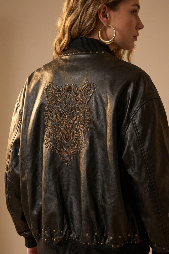 CHAQUETA TIGER NEGRO