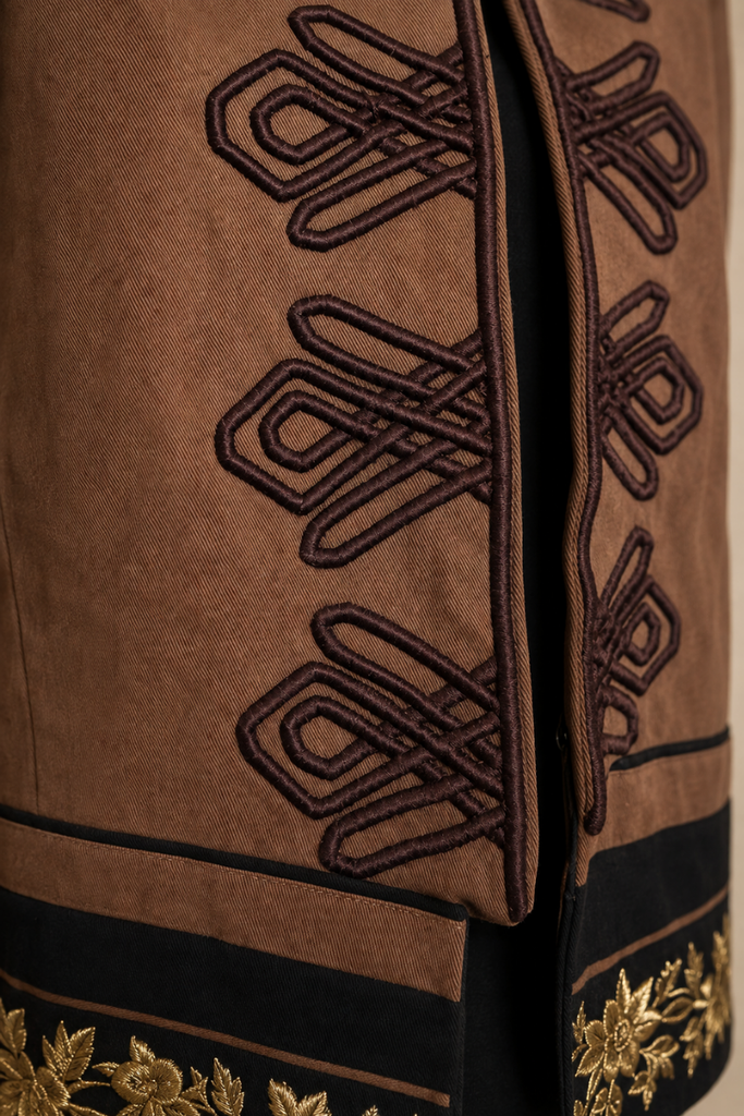 CHAQUETA MILITARY CHOCOLATE