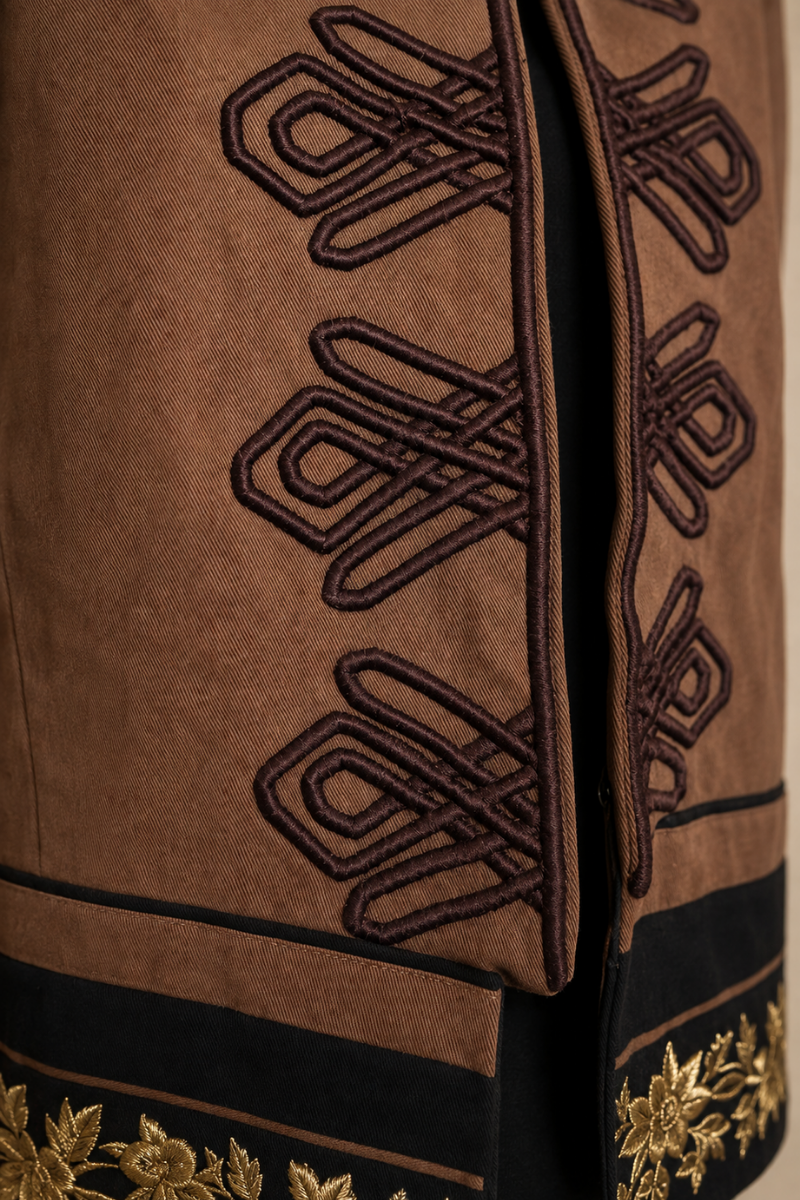 CHAQUETA MILITARY CHOCOLATE