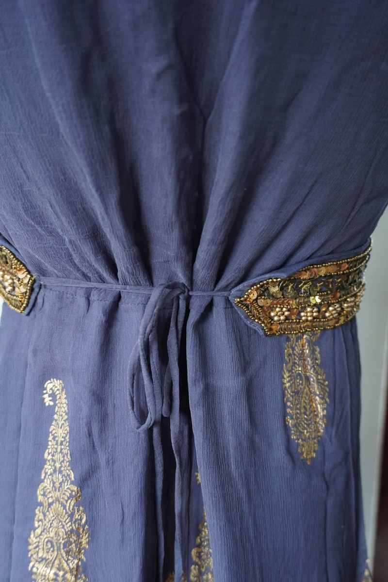 *PREVENTA* VESTIDO MAXI VALENTINA SWEET INK BLUE
