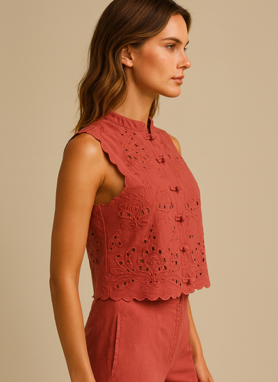 BLUSA LANI RASPBERRY RED