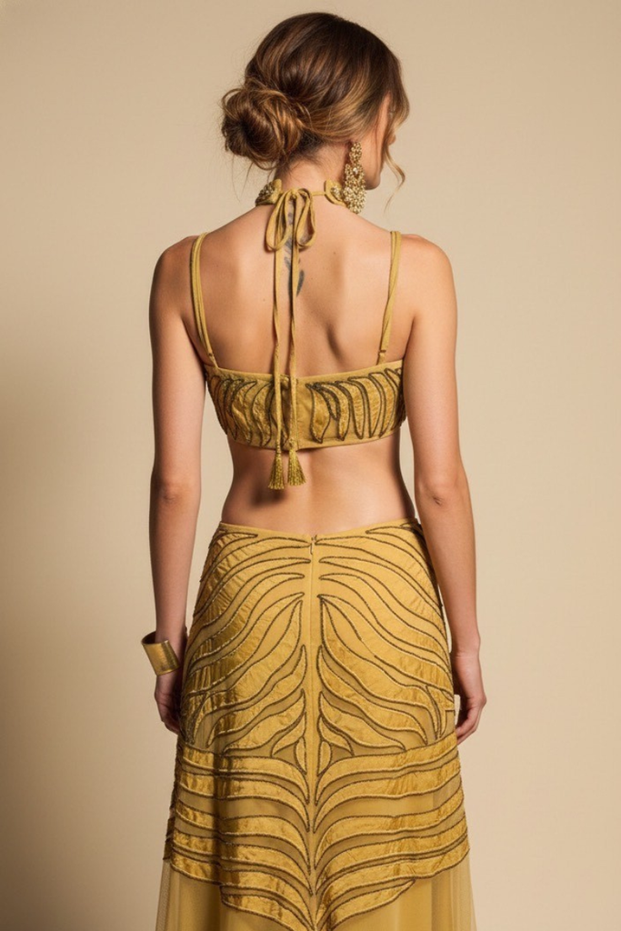 VESTIDO MAXI PIHU GOLD