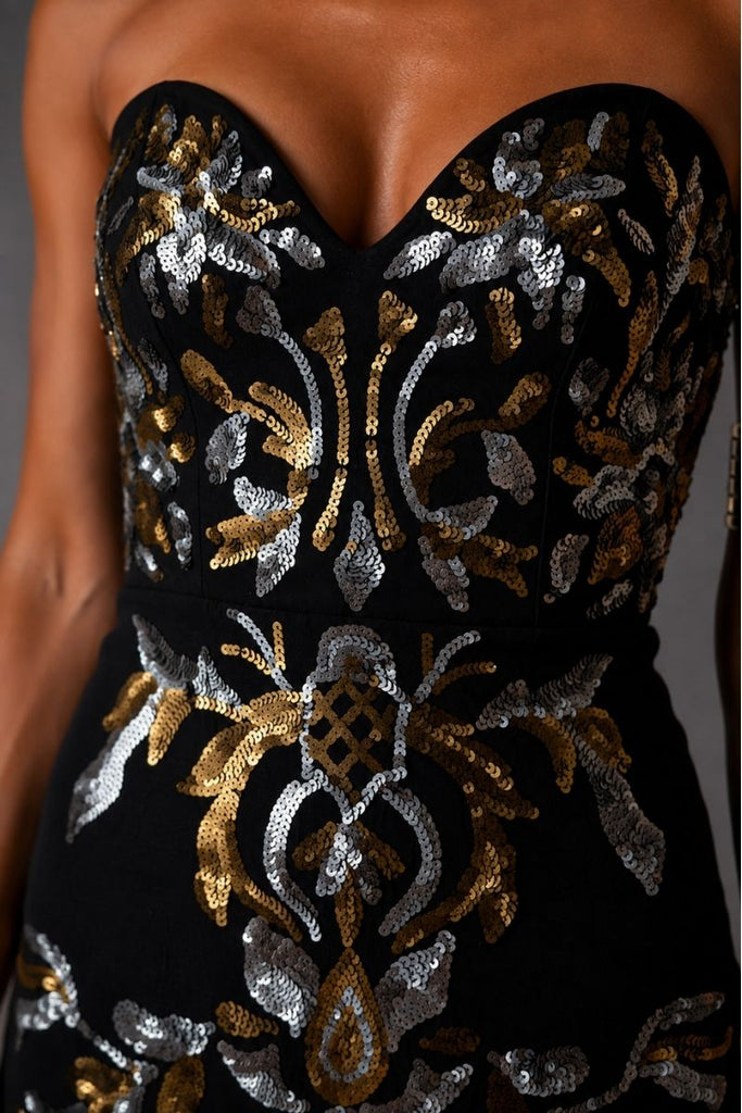VESTIDO MAXI FENIX NEGRO
