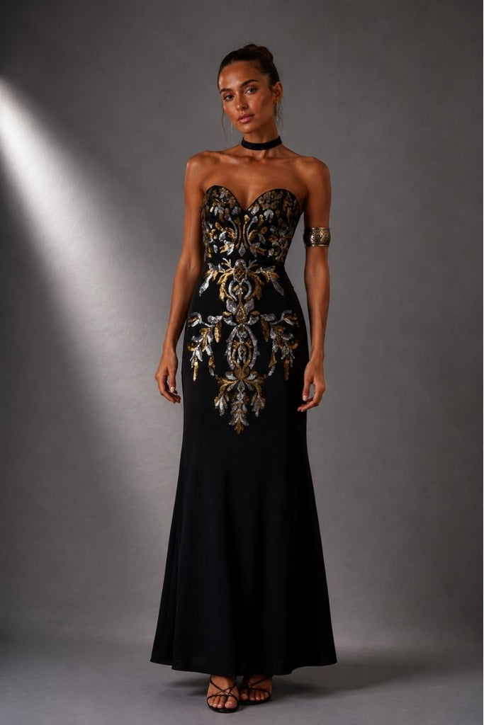 VESTIDO MAXI FENIX NEGRO