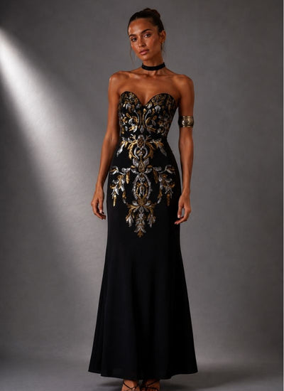 VESTIDO MAXI FENIX NEGRO