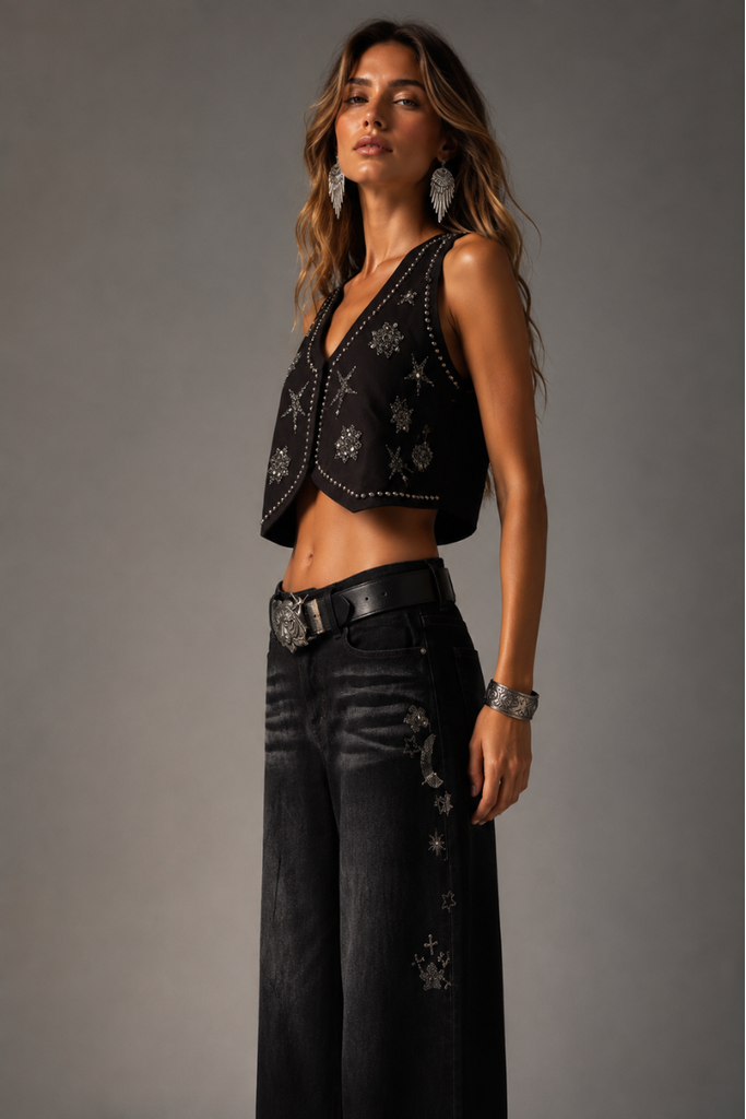 VEST COACHELLA AZUL MARINO