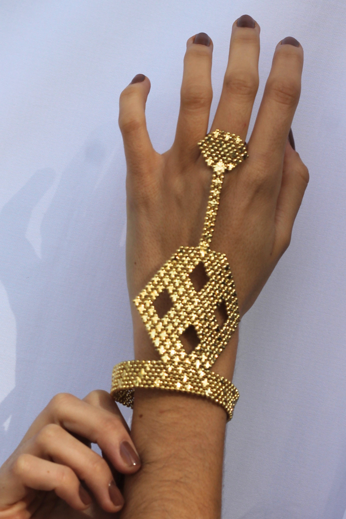 PULSERA ANILLO CYCLE GOLD