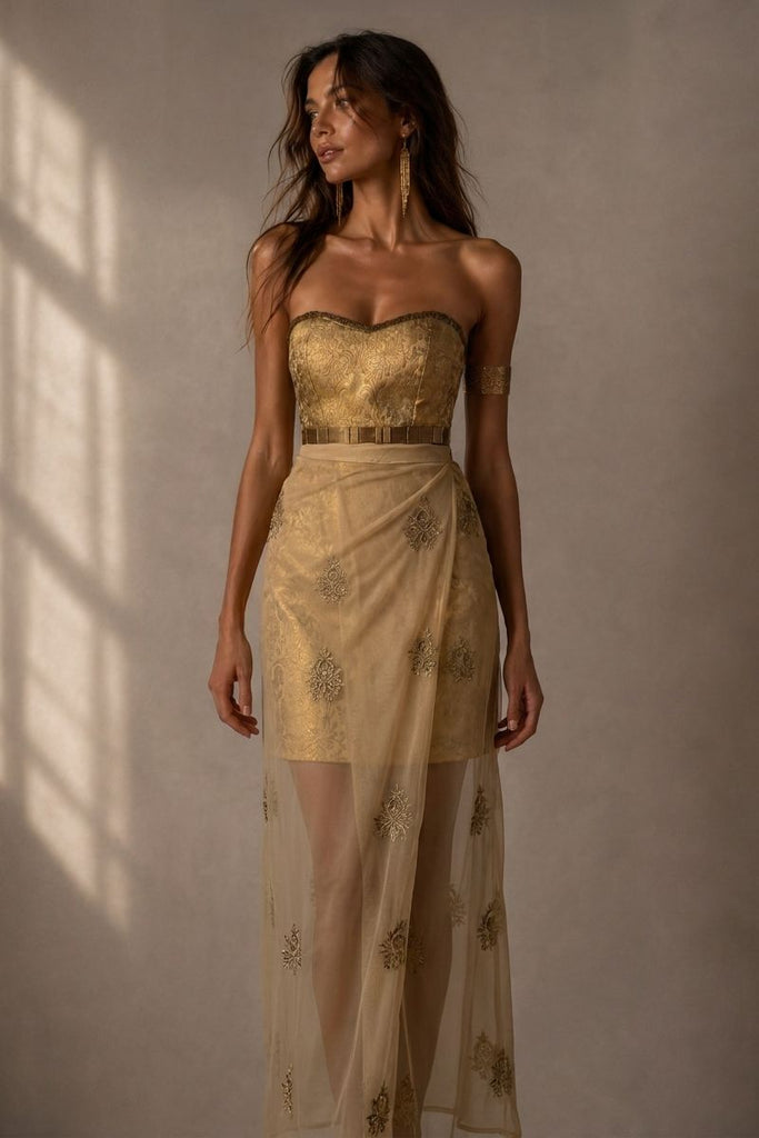 SET EARTH MOVEMENT GOLDEN BEIGE