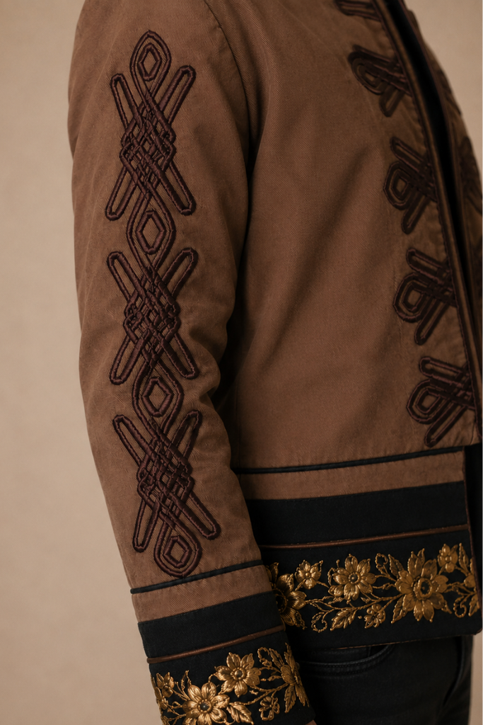 CHAQUETA MILITARY CHOCOLATE