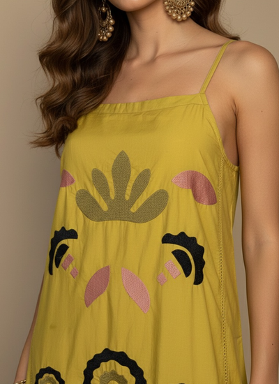 VESTIDO MAXI NARA YELLOW