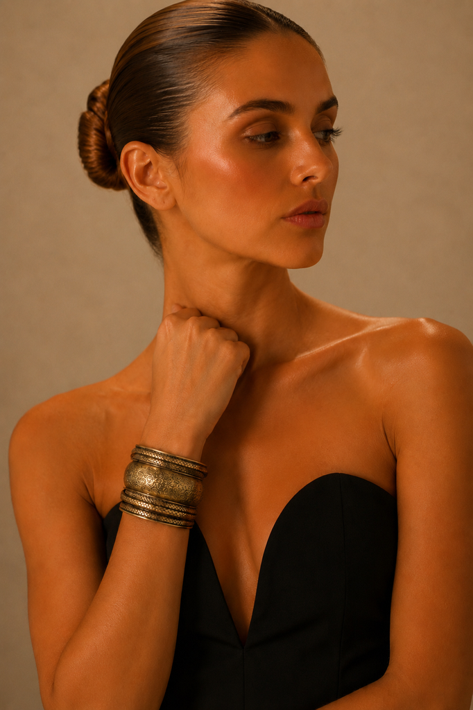 BRAZALETE BOLD STRIPE GOLD