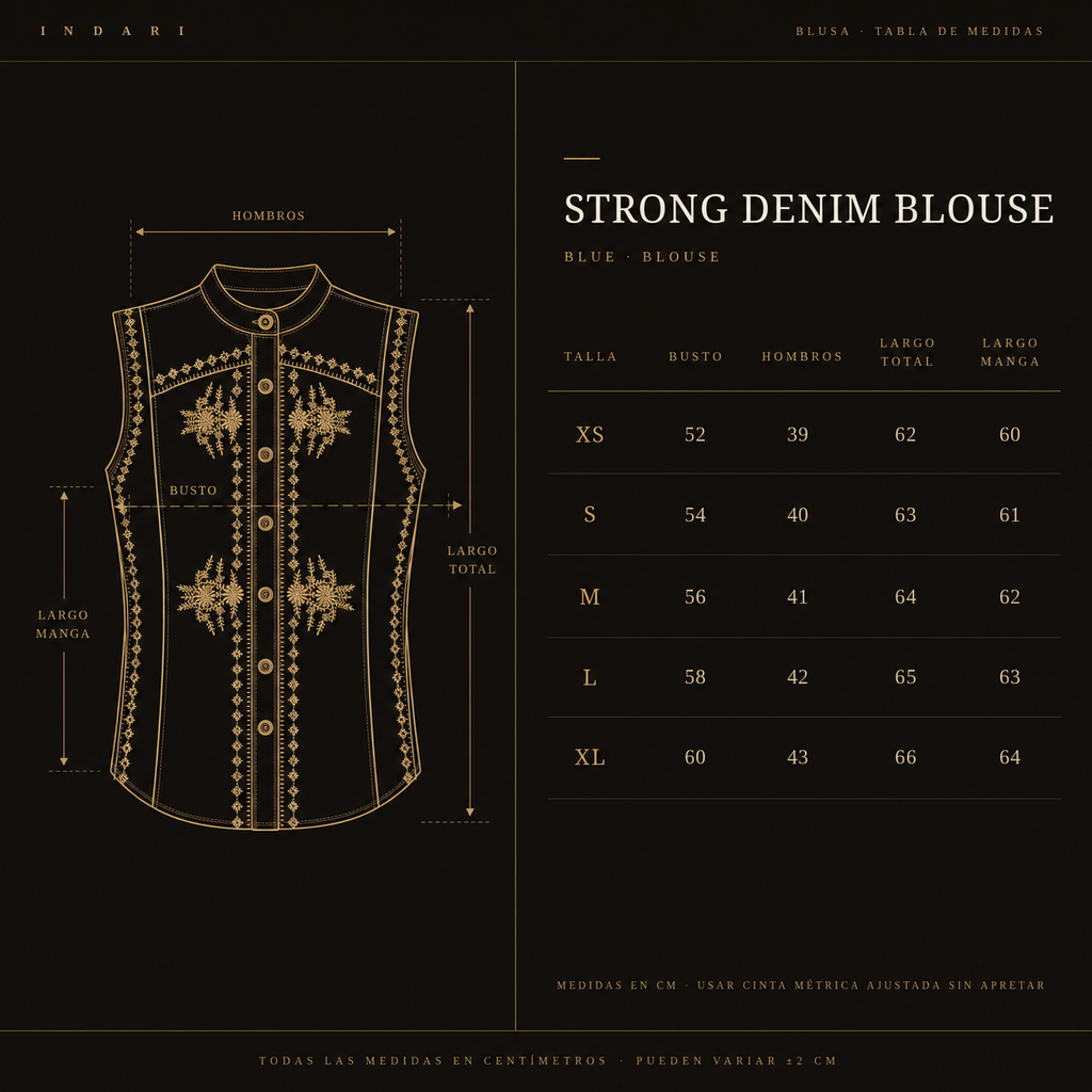 CHAQUETA STRONG DENIM AZUL