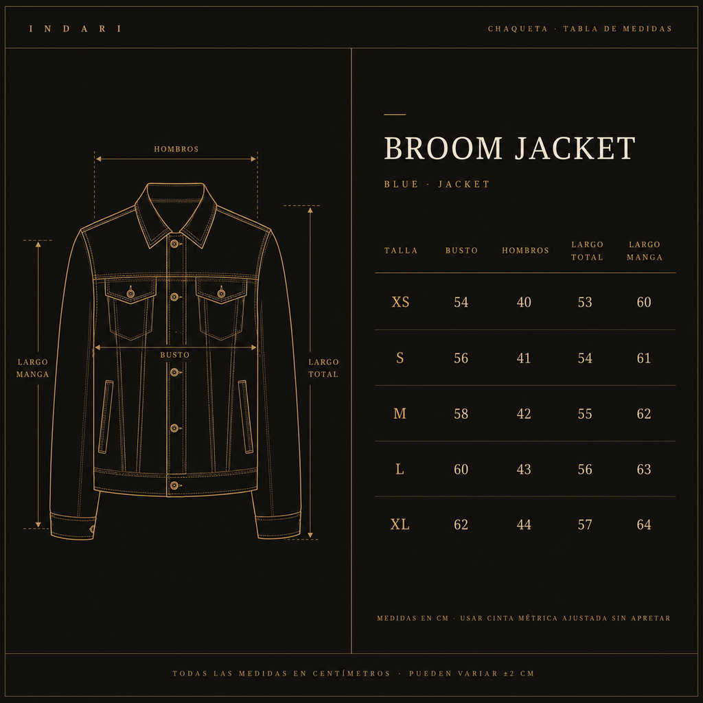 CHAQUETA BROOM AZUL