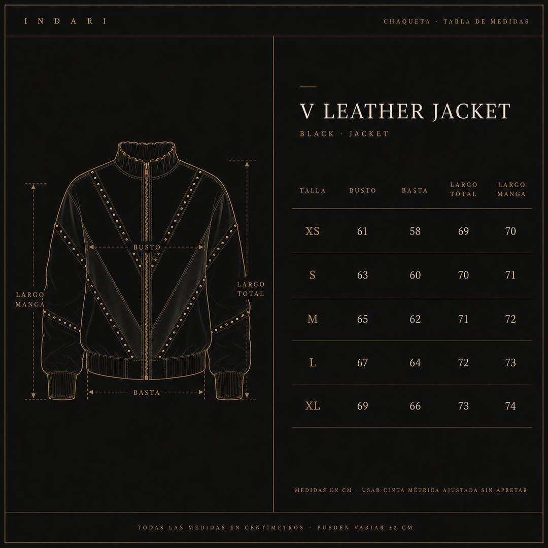 CHAQUETA V NEGRO