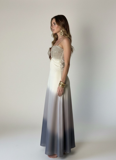 *PREVENTA* VESTIDO MAXI STORM GREY OMBRE