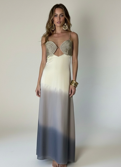 *PREVENTA* VESTIDO MAXI STORM GREY OMBRE