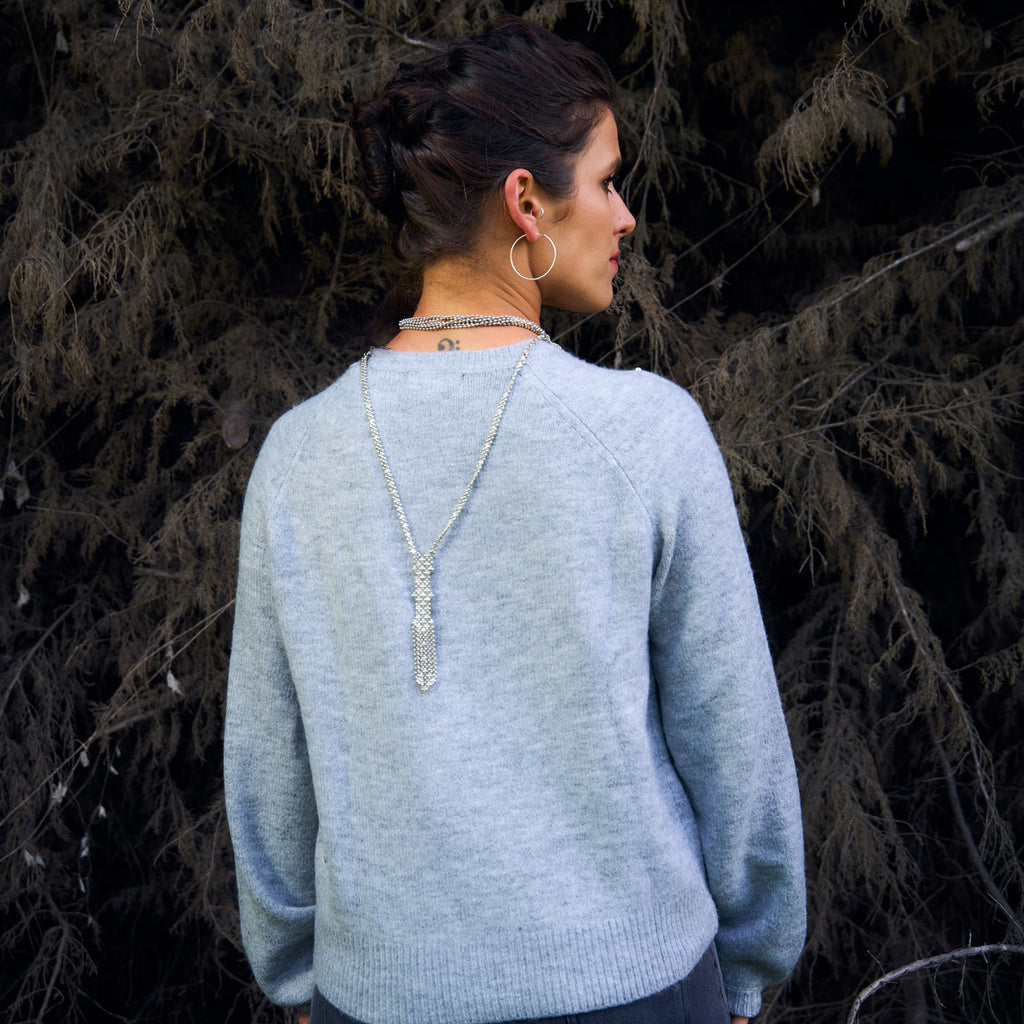 SWEATER PEARL GREY