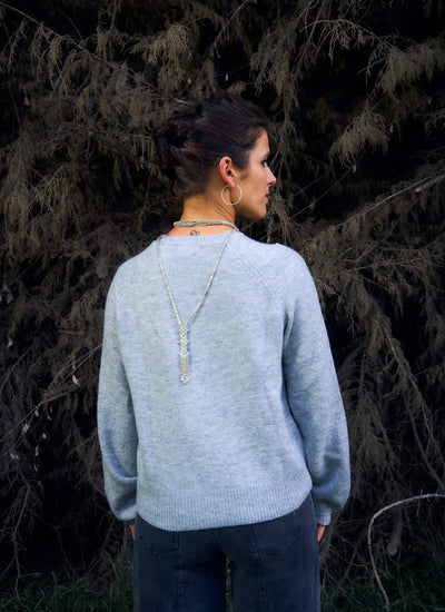 SWEATER PEARL GREY